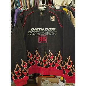 New Mitchell & Ness Just Don 1985 NBA AllStar Game Racing Jacket Size Large